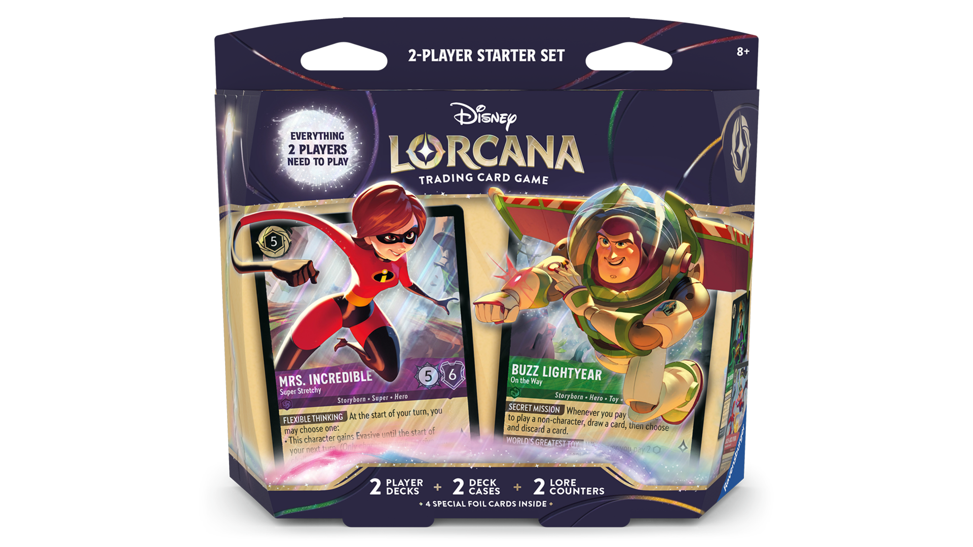 Disney Lorcana TCG: Wilds Unknown 2-Player Starter Deck (Elastigirl vs Buzz Lightyear)