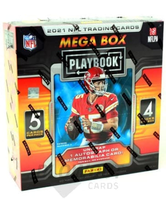2021 Panini Playbook NFL Trading Cards Mega Box