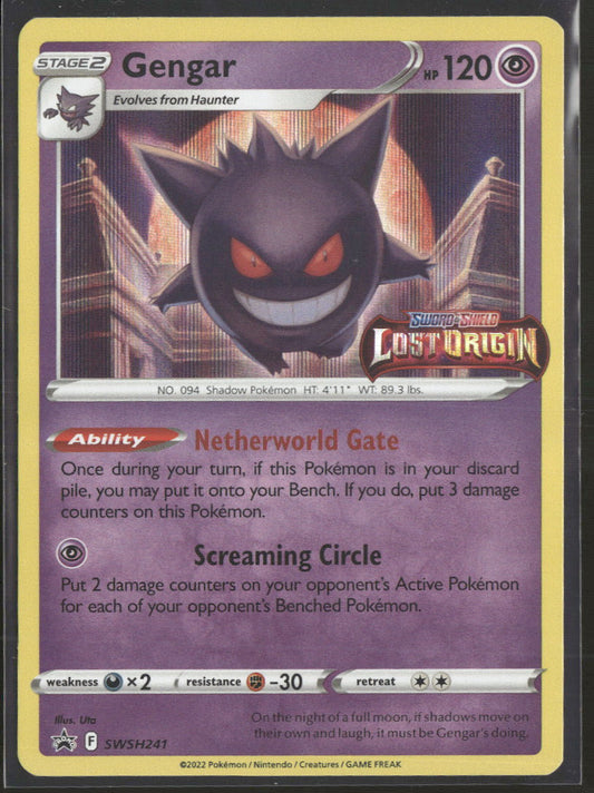 Gengar - Sword & Shield Promo Cards - SWSH241 - Near Mint