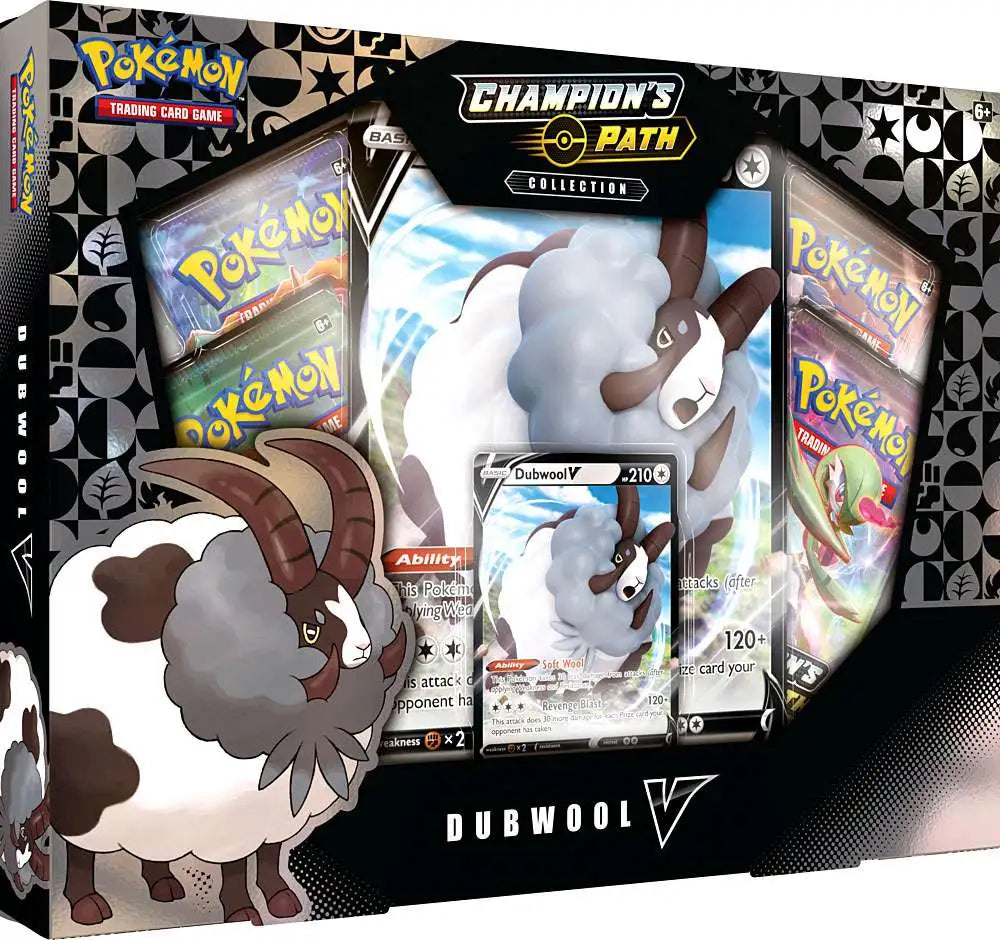 Pokémon TCG Champion's Path Collection—Dubwool V sealed box