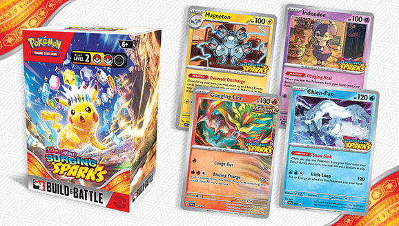 Pokémon TCG Scarlet & Violet—Surging Sparks Build & Battle Box