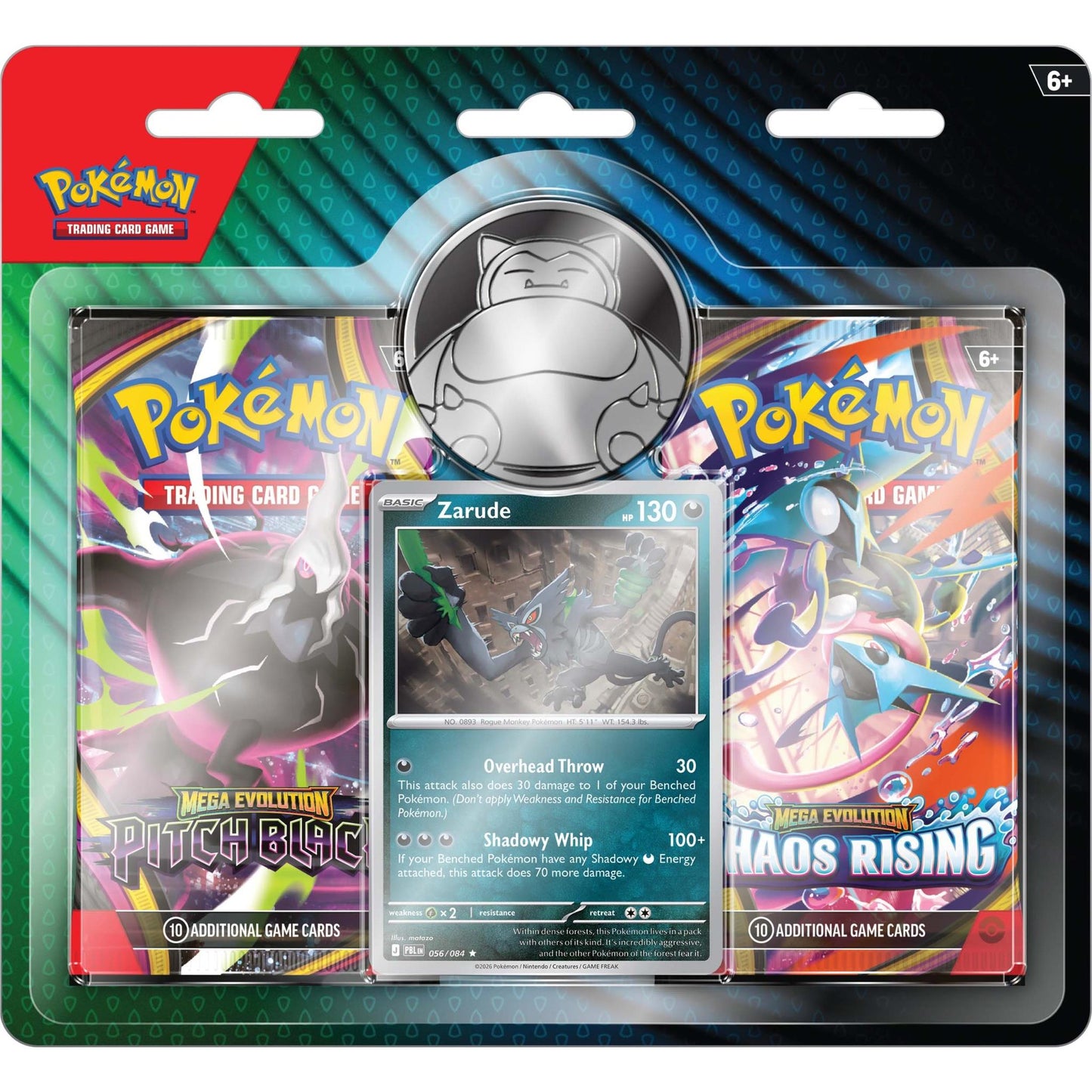 Pokémon TCG Mega Evolution Zarude 2-Pack Blister