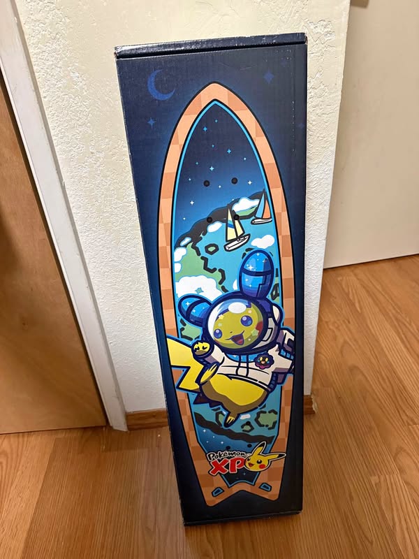 PokémonXP 2026 Bear Walker astronaut Pikachu skateboard in original box