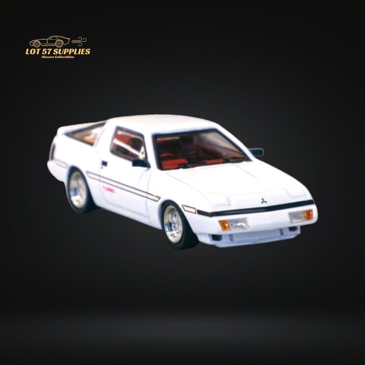 Tarmac Works Mitsubishi Starion White 1:64