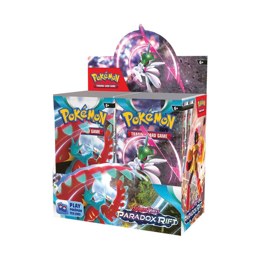 Caja de presentación de refuerzos de Rift de Scarlet &amp; Violet-Paradox (36 paquetes)