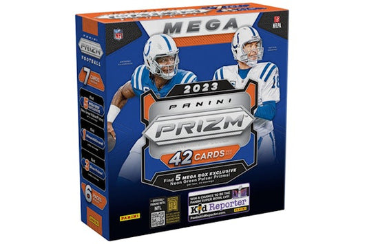 2023 Panini Prizm Football Neon Green Pulsar Mega Box