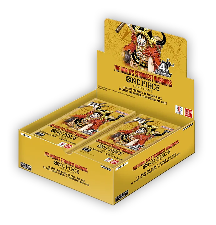 One Piece Card Game The World's Strongest Warriors OP-17 24-pack booster display