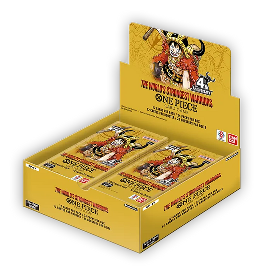One Piece Card Game The World's Strongest Warriors OP-17 24-pack booster display