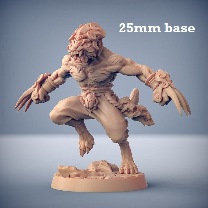 Rakshakin Headhunter: Sculpt C (Male Tabaxi Fighter)