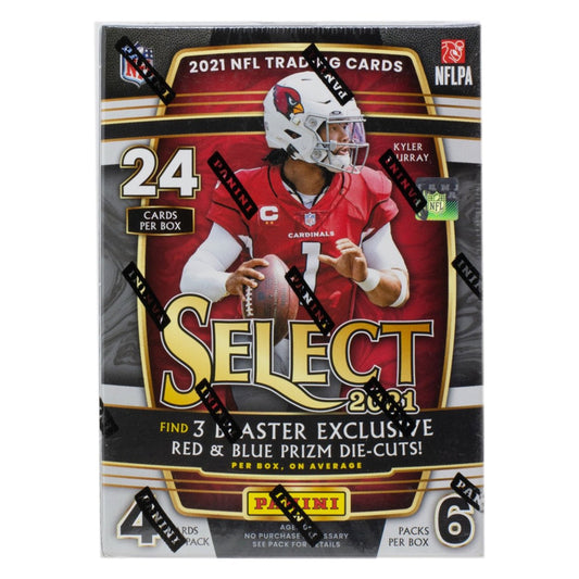 2021 Panini Select Football Red and Blue Prizm Blaster Box
