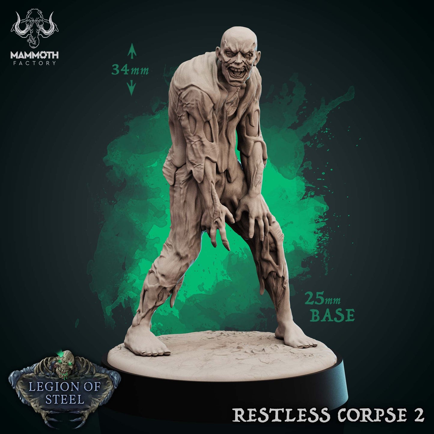 Restless Corpse: Sculpt 2 (Shambling Zombie)