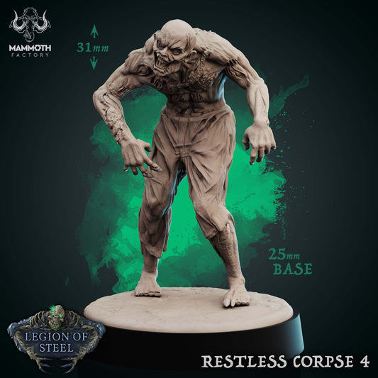 Restless Corpse: Sculpt 4 (Shambling Zombie)