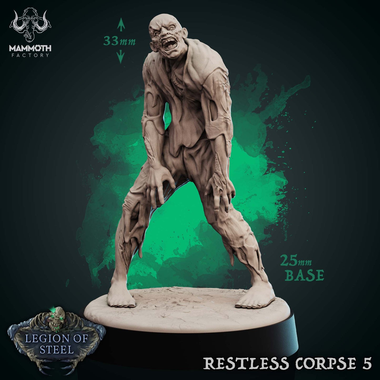 Restless Corpse: Sculpt 5 (Shambling Zombie)