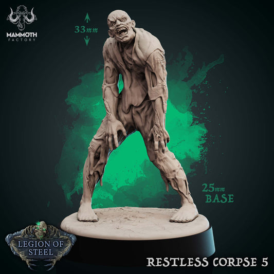 Restless Corpse: Sculpt 5 (Shambling Zombie)