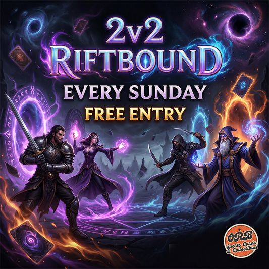 2v2 Riftbound at ORB Sports Cards - Every Sunday, Free Entry