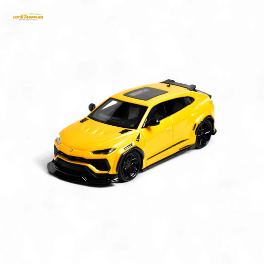 Flame Lamborghini Urus LBWK Giallo Auge Yellow 1:64