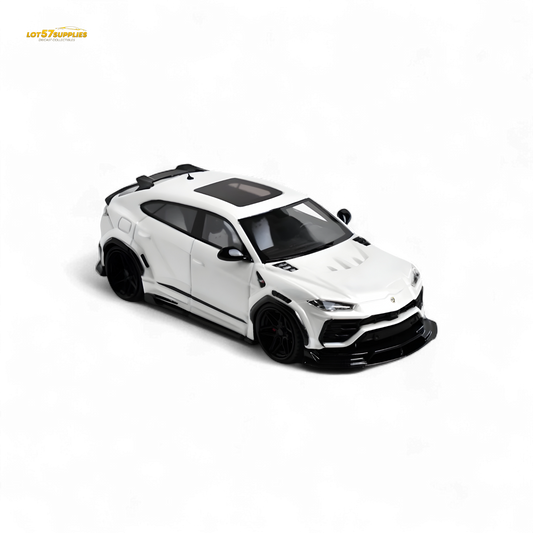 Flame Lamborghini Urus LBWK Bianco Icarus White 1:64