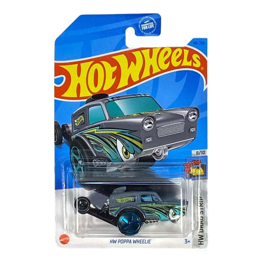Hot Wheels Poppa Wheelie Drag Strip 8/10
