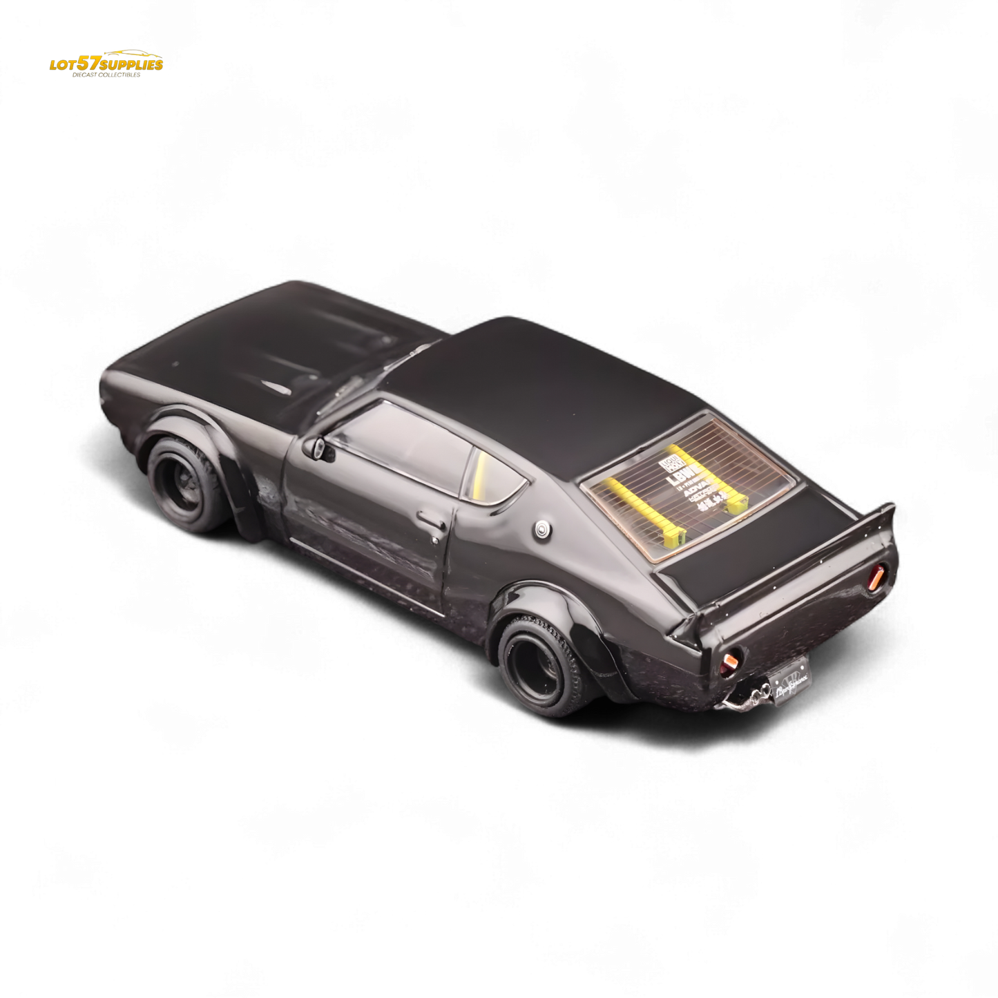Inno64 Nissan Skyline 2000 GT-R KPGC110 Kenmeri Black 1:64