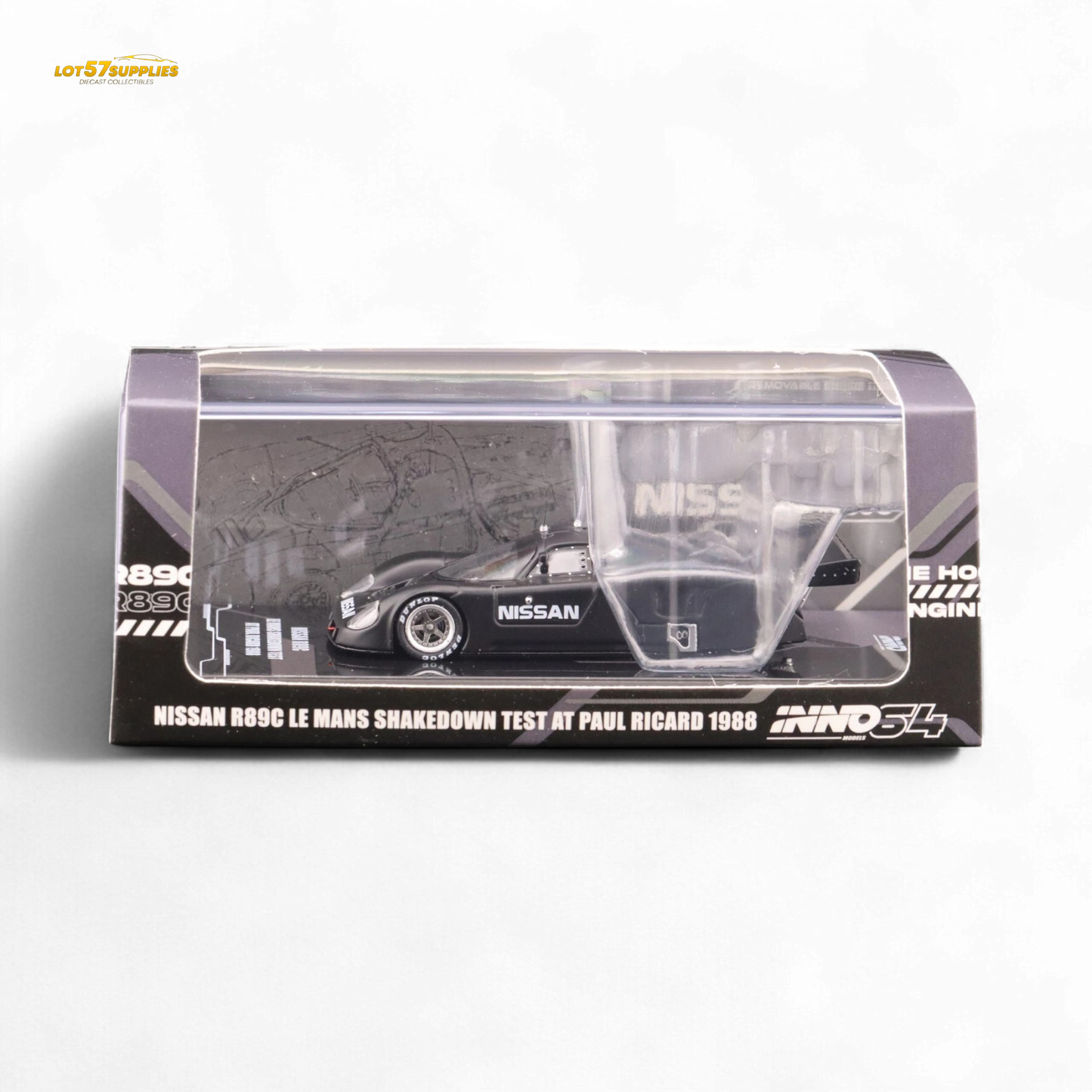 Inno64 Nissan R89C Shakedown Test 1988 1:64