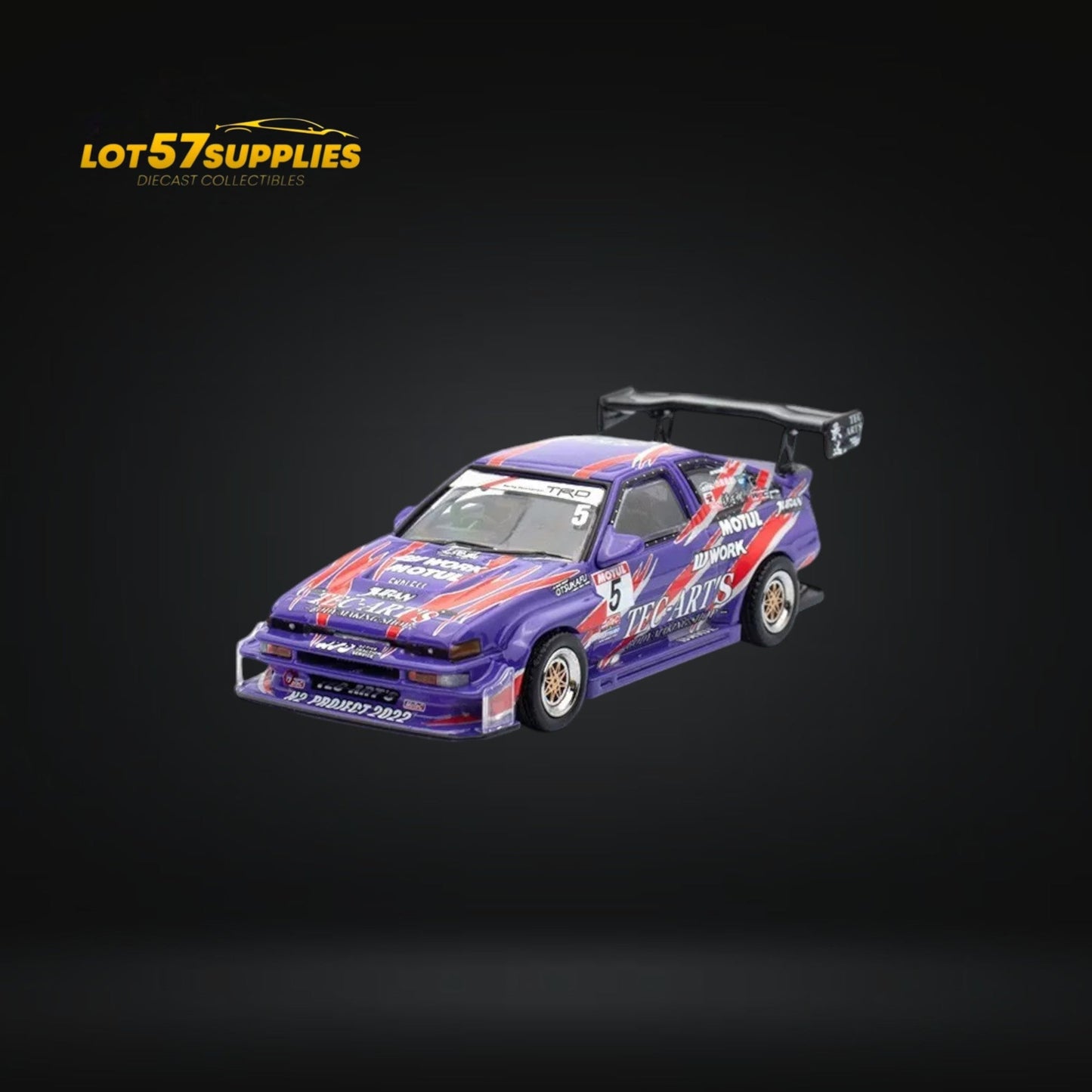 Inno64 Toyota Sprinter Trueno AE86 Purple 1:64