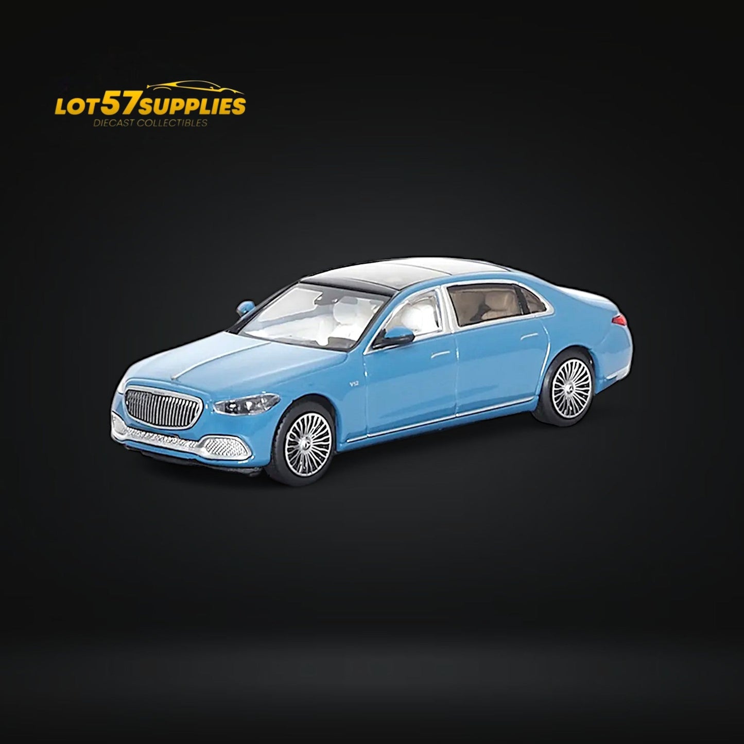 AR BOX 2021 Mercedes-Benz Maybach W223 Blue 1:64