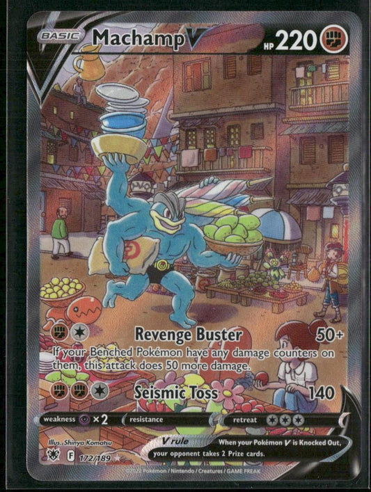Machamp V (Alternate Full Art) SWSH10: Astral Radiance #172/189