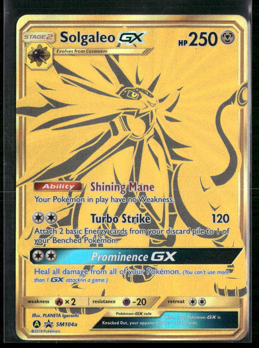 Solgaleo GX SM Promos #SM104a