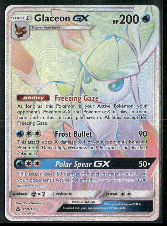 Glaceon GX (Secret Rare) SM - Ultra Prism #159/156