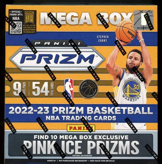 2022/23 Panini Prizm Basketball Mega Box Pink Ice