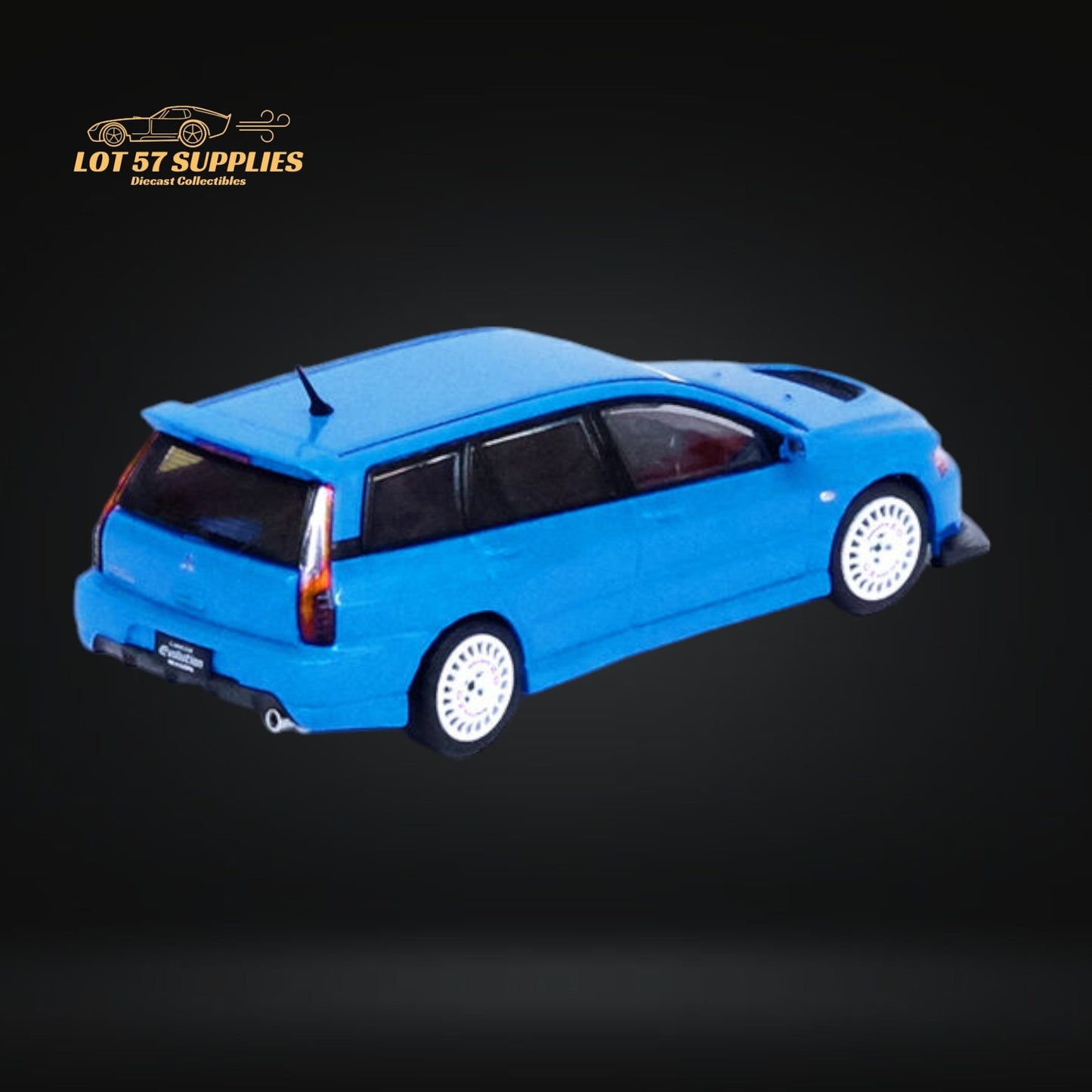 Inno64 Mitsubishi Lancer Evolution IX Wagon Blue 1:64