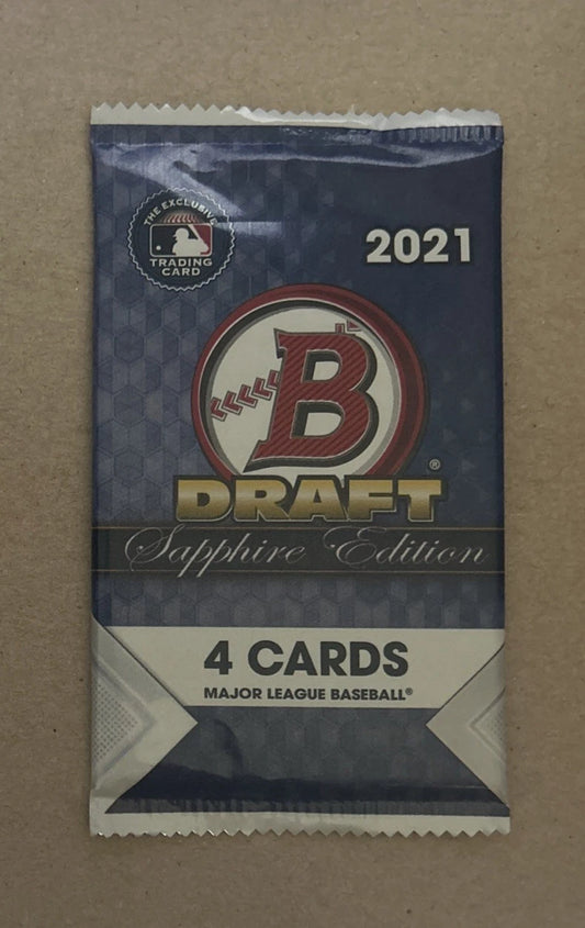 2021 Bowman Draft Baseball Sapphire Pack