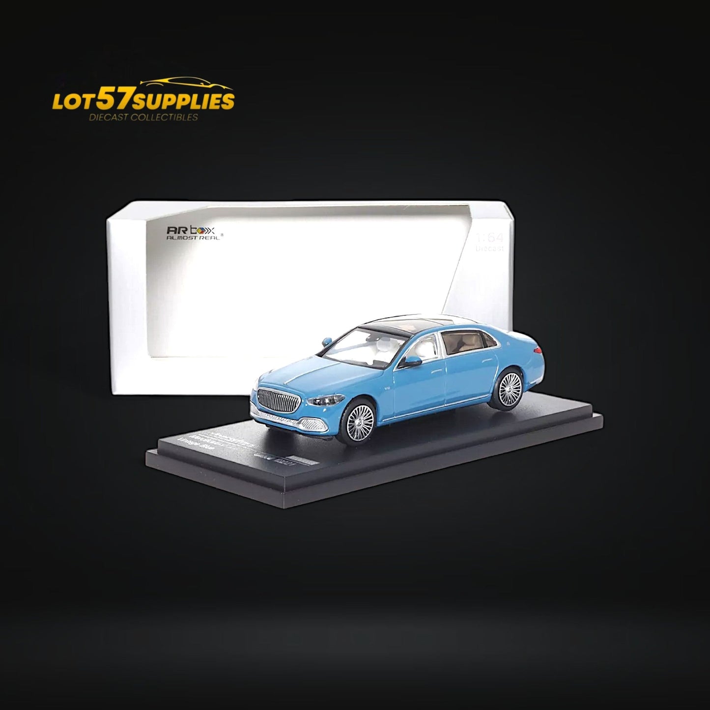 AR BOX 2021 Mercedes-Benz Maybach W223 Blue 1:64