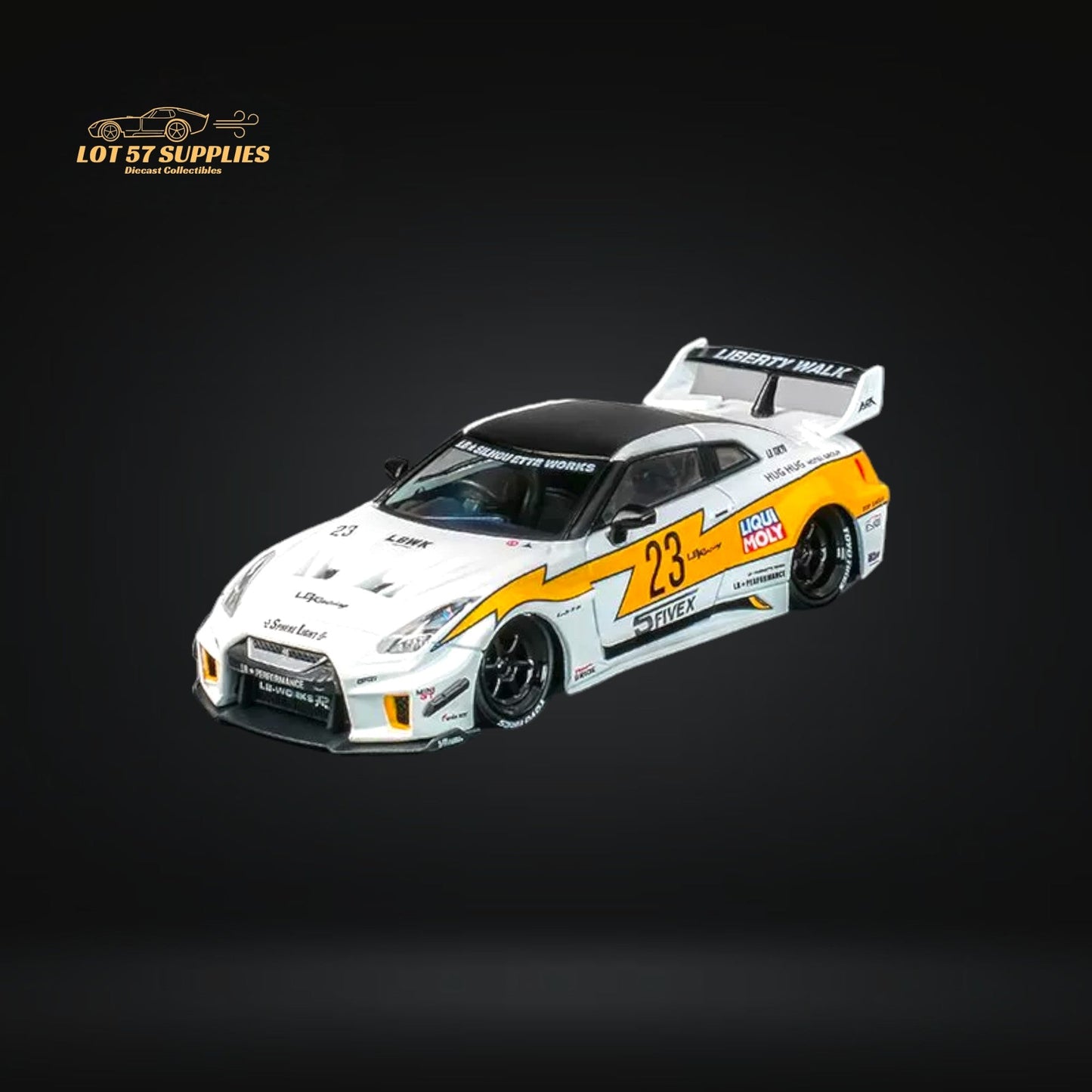 CM Model Nissan Skyline GT-R R35RR LBWK Silhouette 1:64