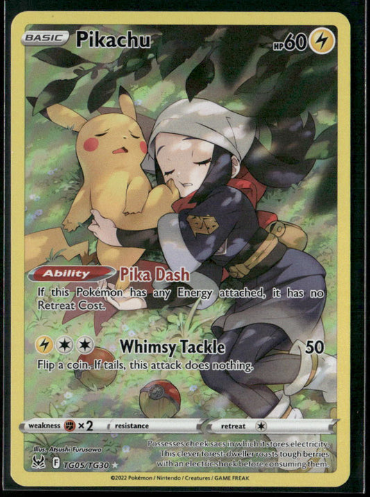 Pikachu SWSH11: Lost Origin Trainer Gallery #TG05/TG30