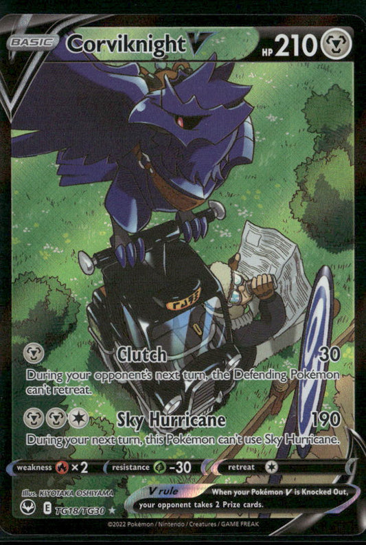Corviknight V SWSH12: Silver Tempest Trainer Gallery #TG18/TG30