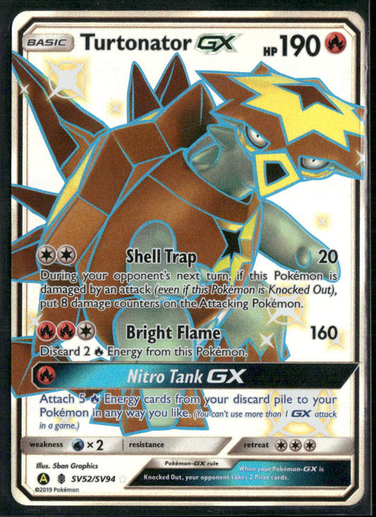 Turtonator GX Hidden Fates: Shiny Vault #SV52/SV94