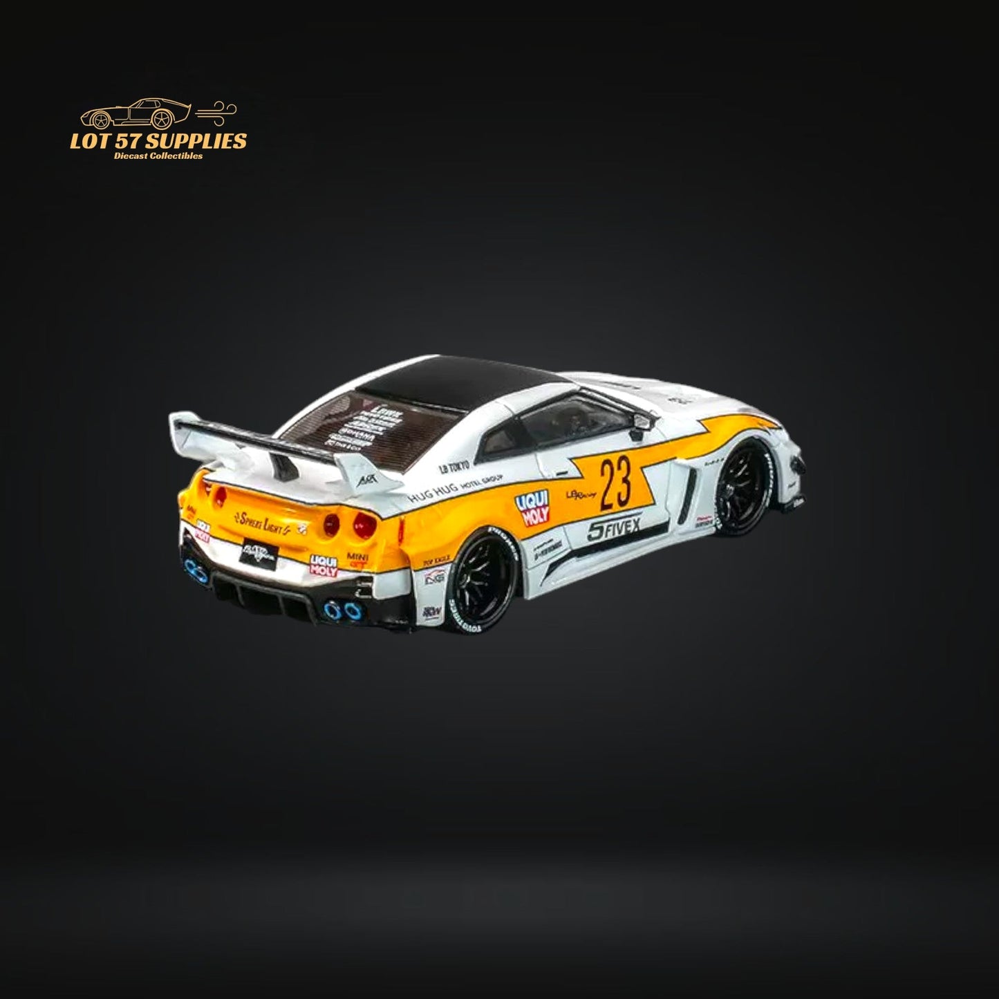 CM Model Nissan Skyline GT-R R35RR LBWK Silhouette 1:64