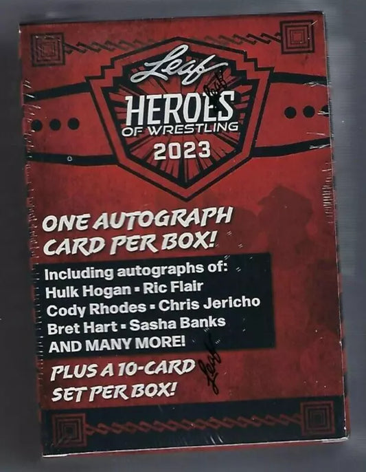 2023 Leaf Heroes of Wrestling Blaster Box