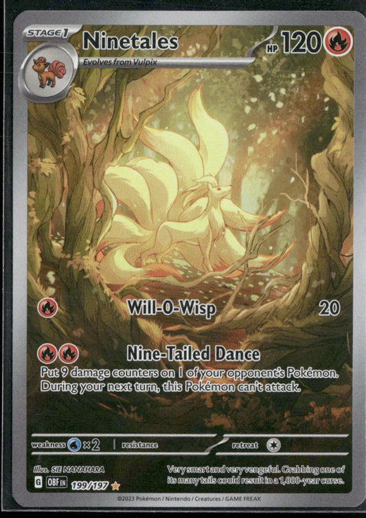Ninetales -199/197 SV03: Obsidian Flames #199/197