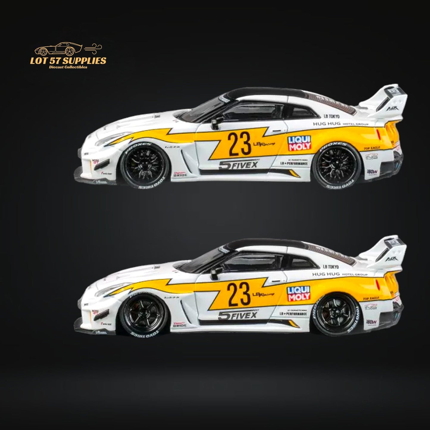 CM Model Nissan Skyline GT-R R35RR LBWK Silhouette 1:64