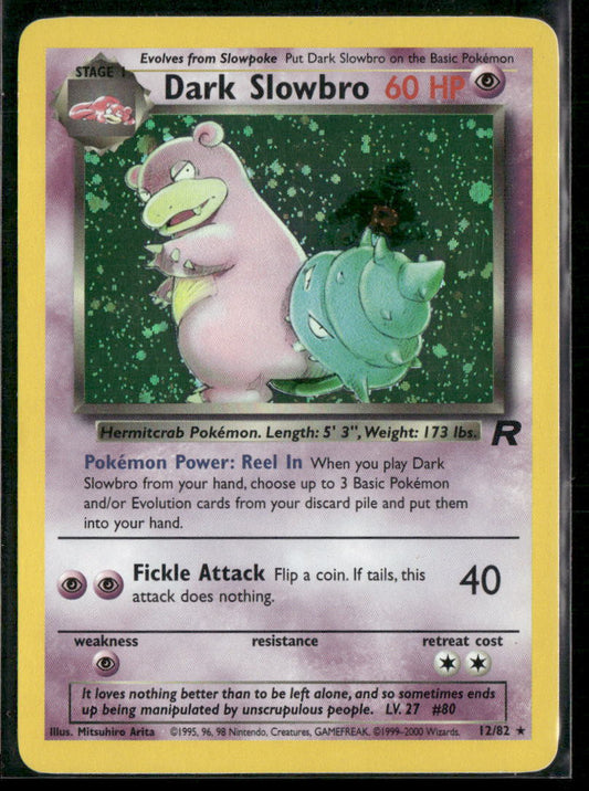 Pokemon Team Rocket #12/82 Dark Slowbro