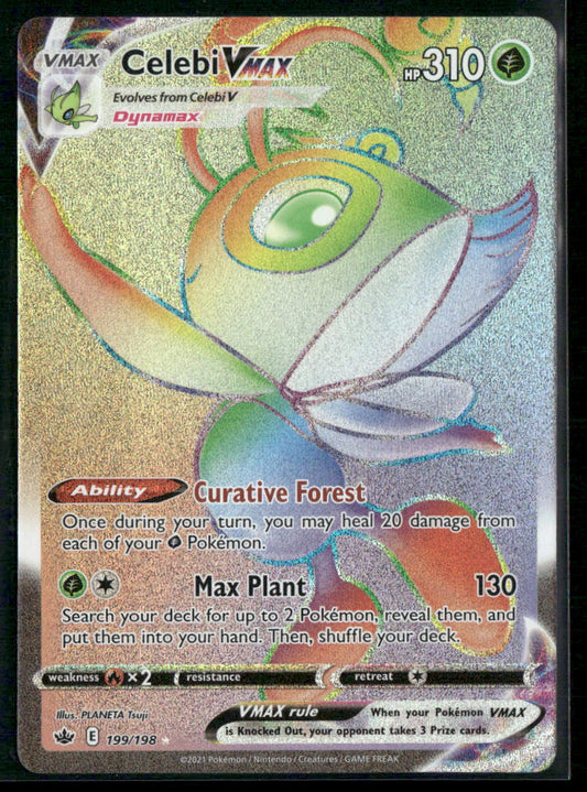 Celebi VMAX (Secret) SWSH06: Chilling Reign #199/198