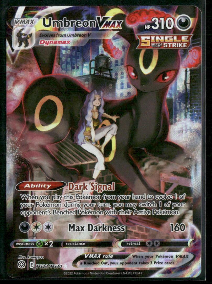 SWSH09: Brilliant Stars Trainer Gallery #TG23/TG30 Umbreon VMAX