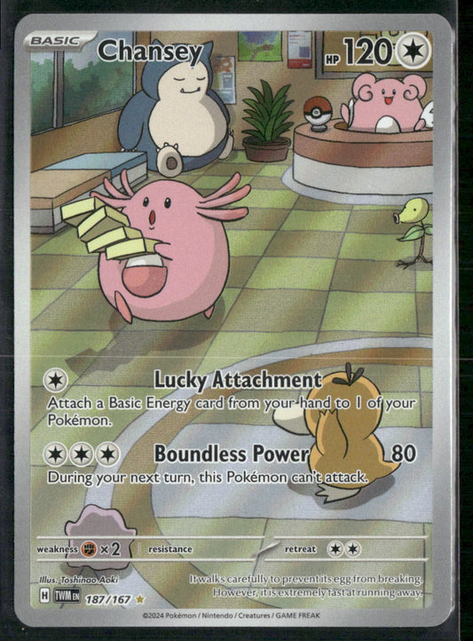 Chansey SV06: Twilight Masquerade #187/167
