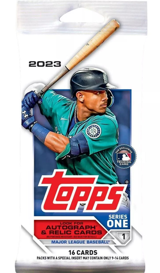 2023 TOPPS Series One RETAIL MLB Baseball Trading Card Pack - 16 Cards