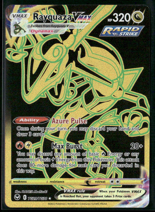 Rayquaza VMAX (Secret) SWSH12: Silver Tempest Trainer Gallery #TG29/TG30
