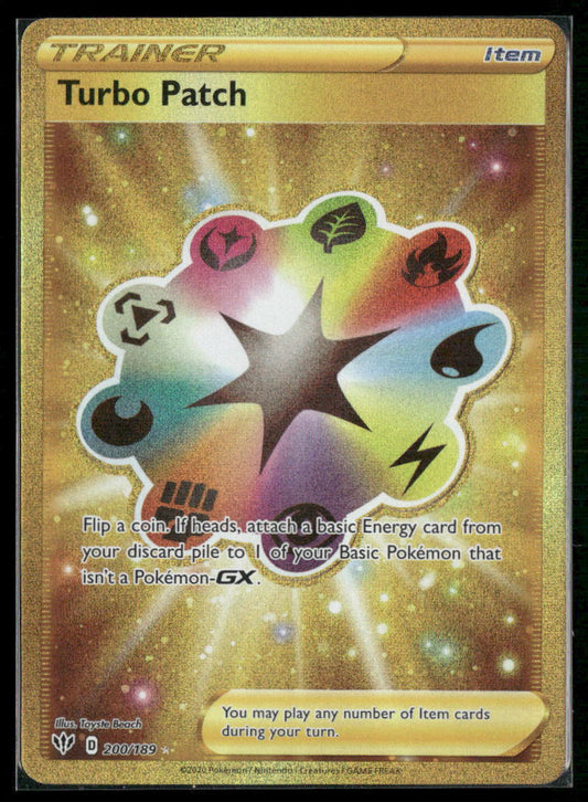 Turbo Patch (Secret) SWSH03: Darkness Ablaze #200/189