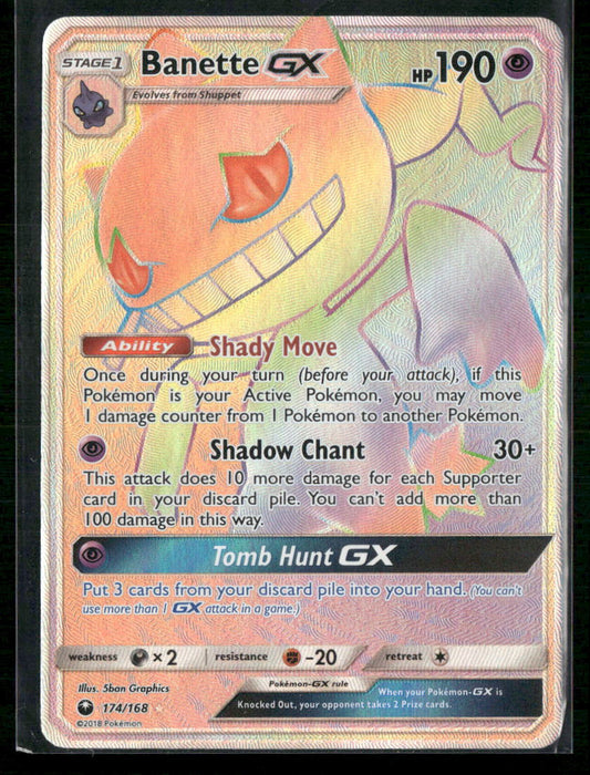 Banette GX (Secret) SM - Celestial Storm #174/168