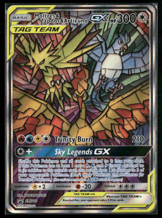 Moltres & Zapdos & Articuno GX SM Promos #SM210